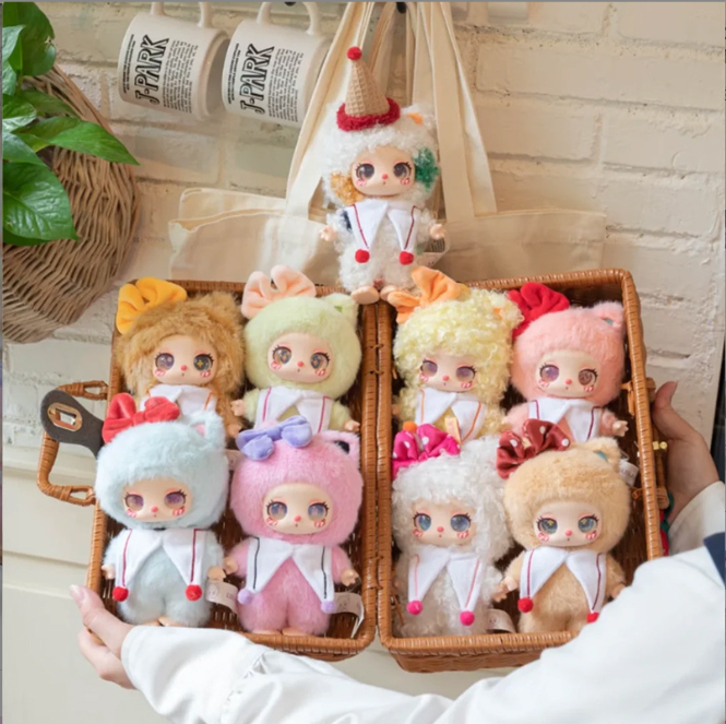 Series Plush Blind Box 6-12PCs (Set of 6-12 No Repeat) Cute Figures Collectible Toys Birthday Gifts