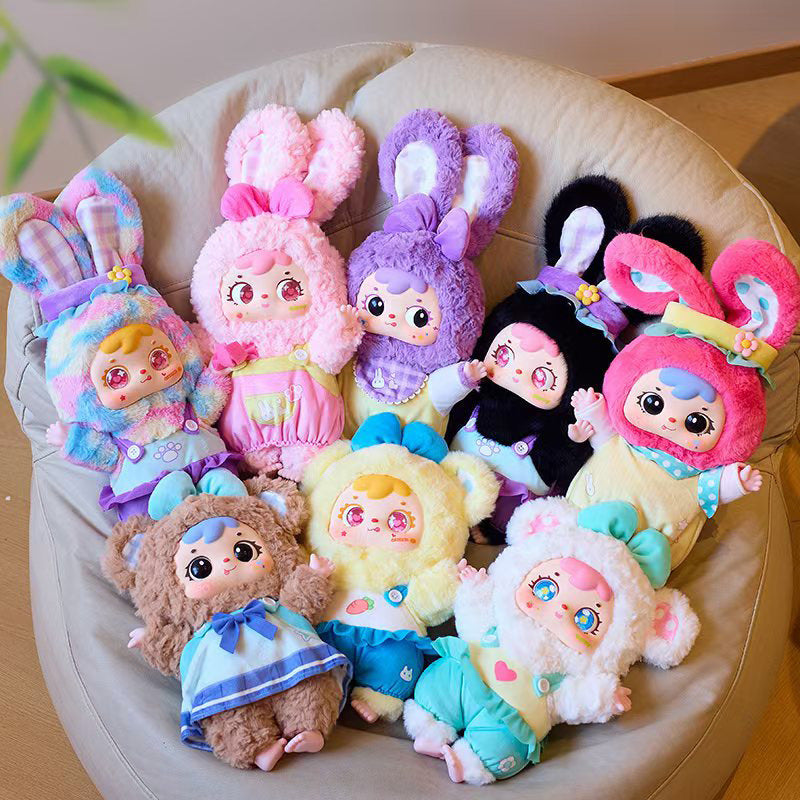 Series Plush Blind Box 6-12PCs (Set of 6-12 No Repeat) Cute Figures Collectible Toys Birthday Gifts