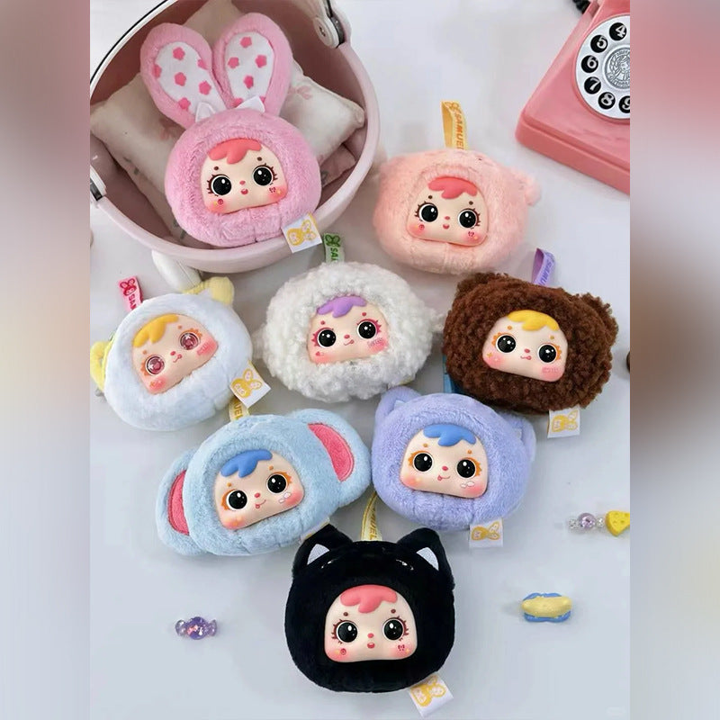 Series Plush Blind Box 6-12PCs (Set of 6-12 No Repeat) Cute Figures Collectible Toys Birthday Gifts