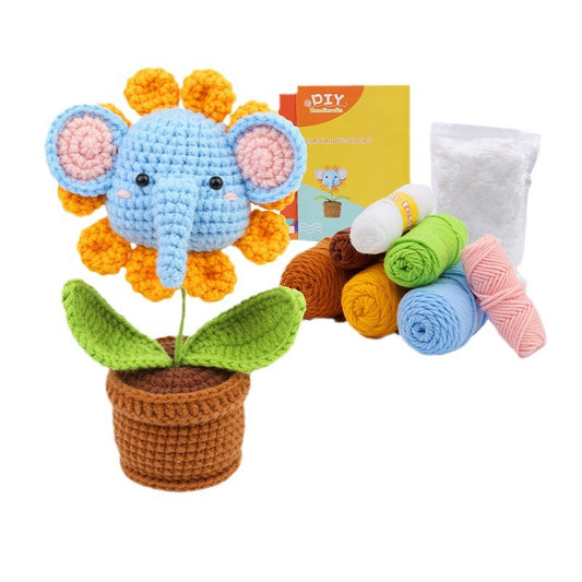 Mini Funny Crochet Gifts Birthday Gifts for Women Cute Doll Handcrafted Material Packaging