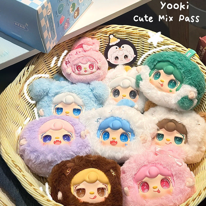 Series Plush Blind Box 6-12PCs (Set of 6-12 No Repeat) Cute Figures Collectible Toys Birthday Gifts